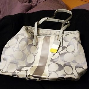 Canvas coach bag